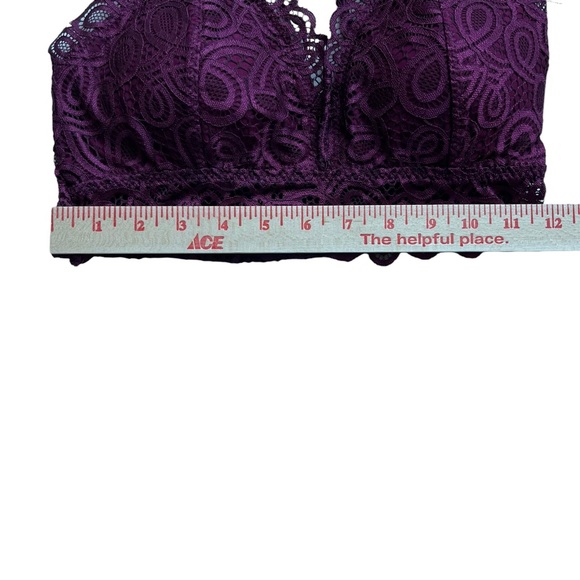 Burgundy (Red Wine)LACE Racerback BRALETTE~Women's MEDIUM~NEW w/tags~Blake & Co. - Picture 7 of 9